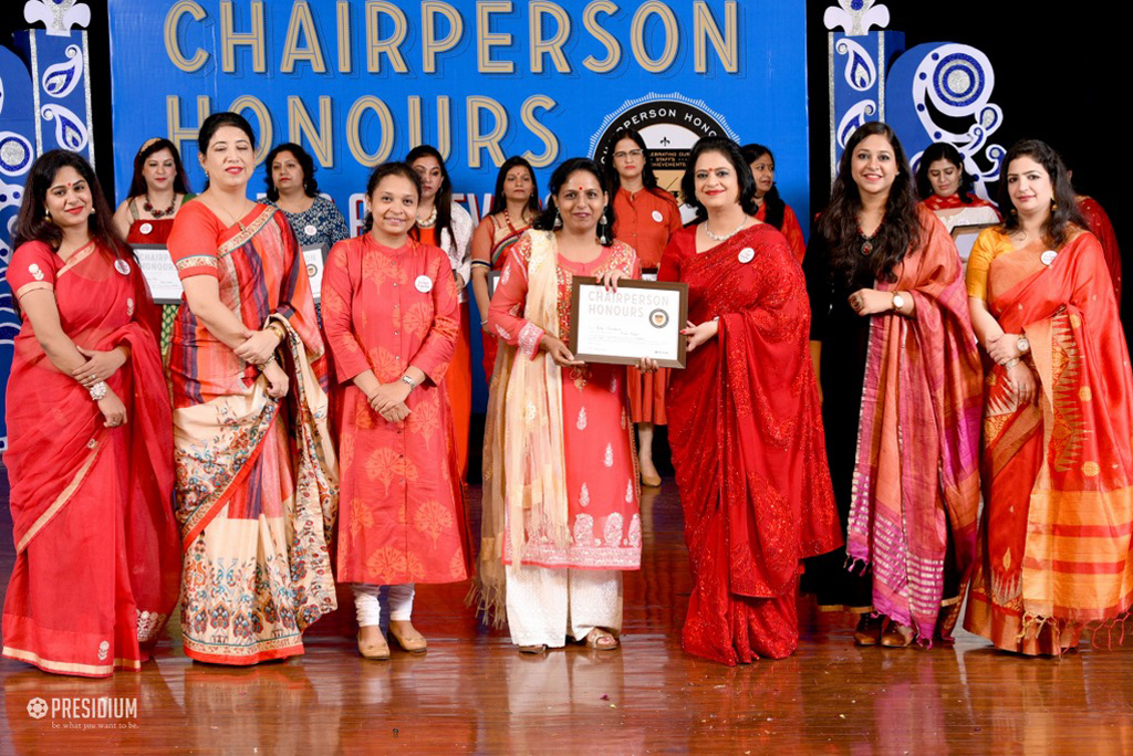 Presidium Indirapuram, TEACHERS RECEIVE RECOGNITION AT CHAIRPERSON HONOURS FOR TEACHERS