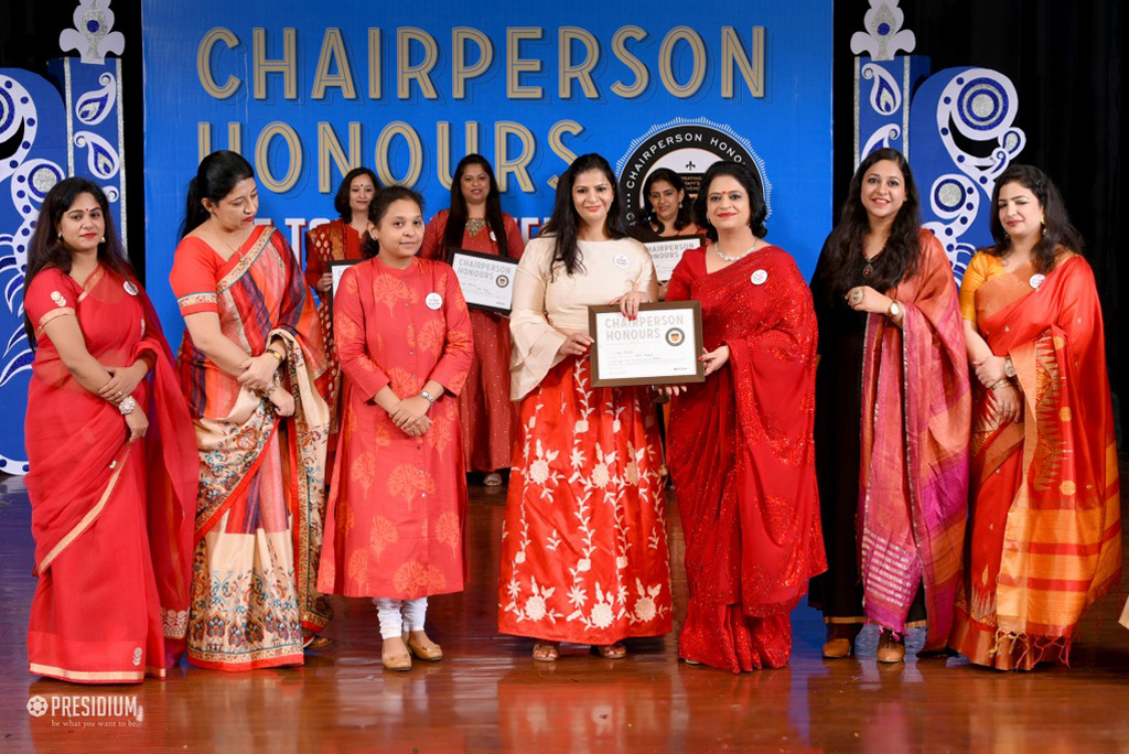 Presidium Indirapuram, TEACHERS RECEIVE RECOGNITION AT CHAIRPERSON HONOURS FOR TEACHERS