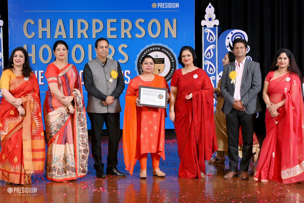 Presidium Indirapuram, TEACHERS RECEIVE RECOGNITION AT CHAIRPERSON HONOURS FOR TEACHERS