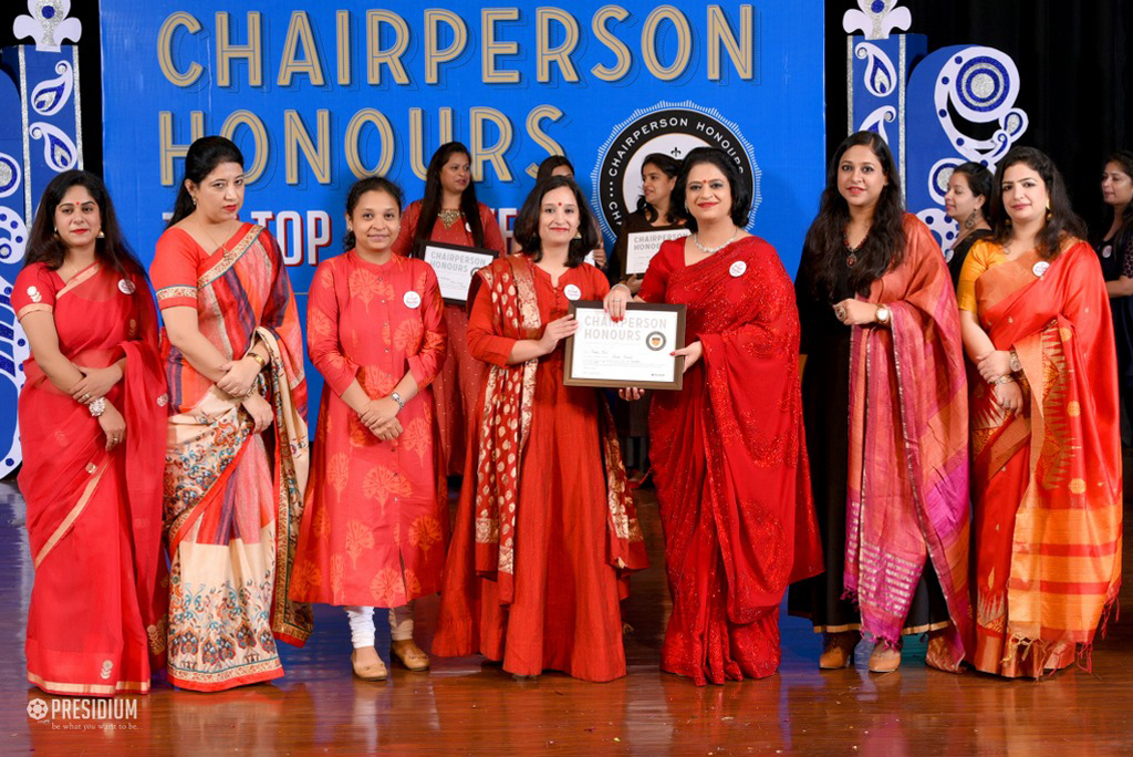 Presidium Indirapuram, TEACHERS RECEIVE RECOGNITION AT CHAIRPERSON HONOURS FOR TEACHERS