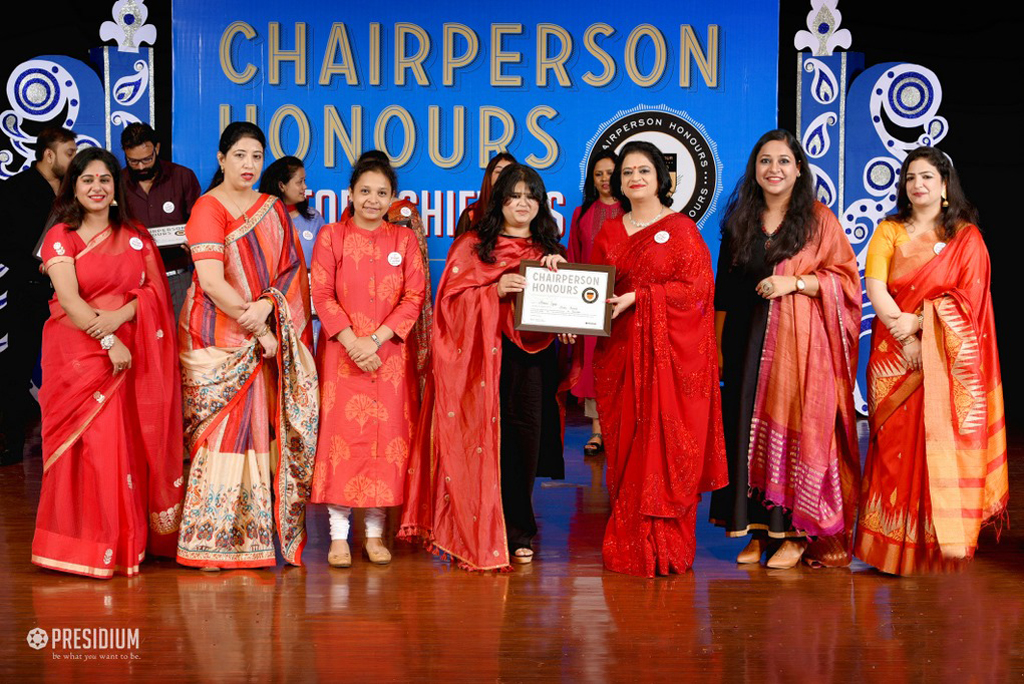 Presidium Indirapuram, TEACHERS RECEIVE RECOGNITION AT CHAIRPERSON HONOURS FOR TEACHERS