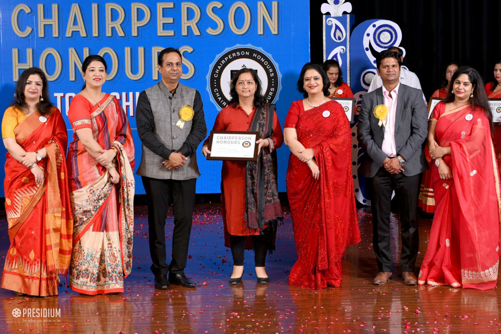 Presidium Indirapuram, TEACHERS RECEIVE RECOGNITION AT CHAIRPERSON HONOURS FOR TEACHERS