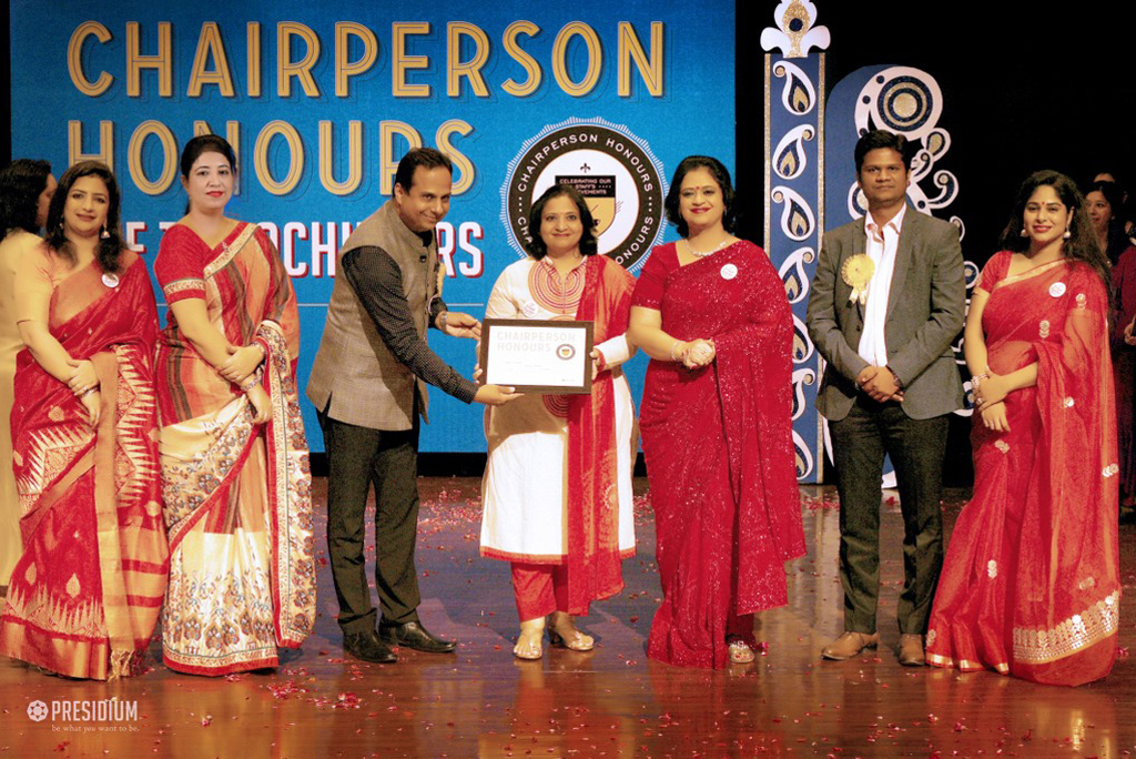 Presidium Indirapuram, TEACHERS RECEIVE RECOGNITION AT CHAIRPERSON HONOURS FOR TEACHERS