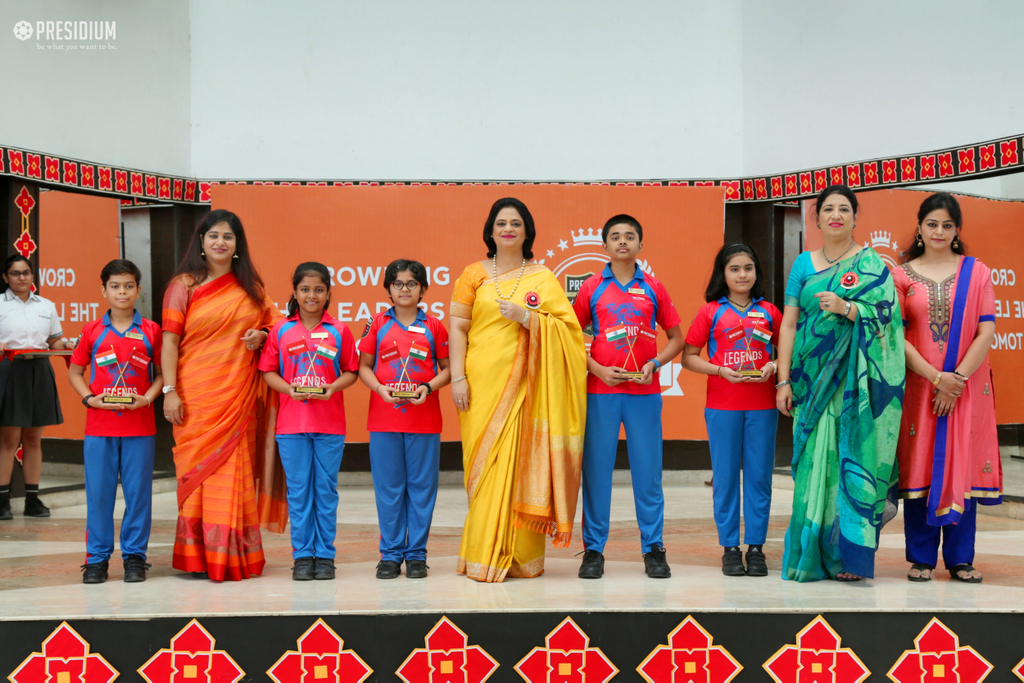 Presidium Indirapuram, NEWLY ELECTED STUDENT COUNCIL TAKE A VOW AT INVESTITURE CEREMONY