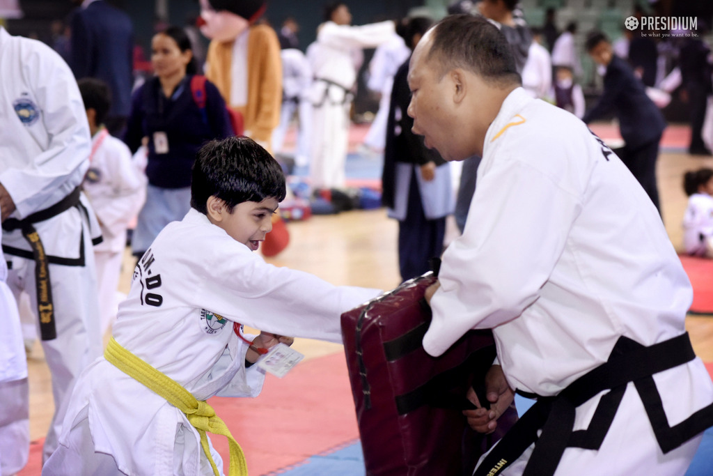 Presidium Indirapuram, LITTLE CHAMPIONS WIN A GOLD MEDAL IN ITF TAEKWONDO CHAMPIONSHIP