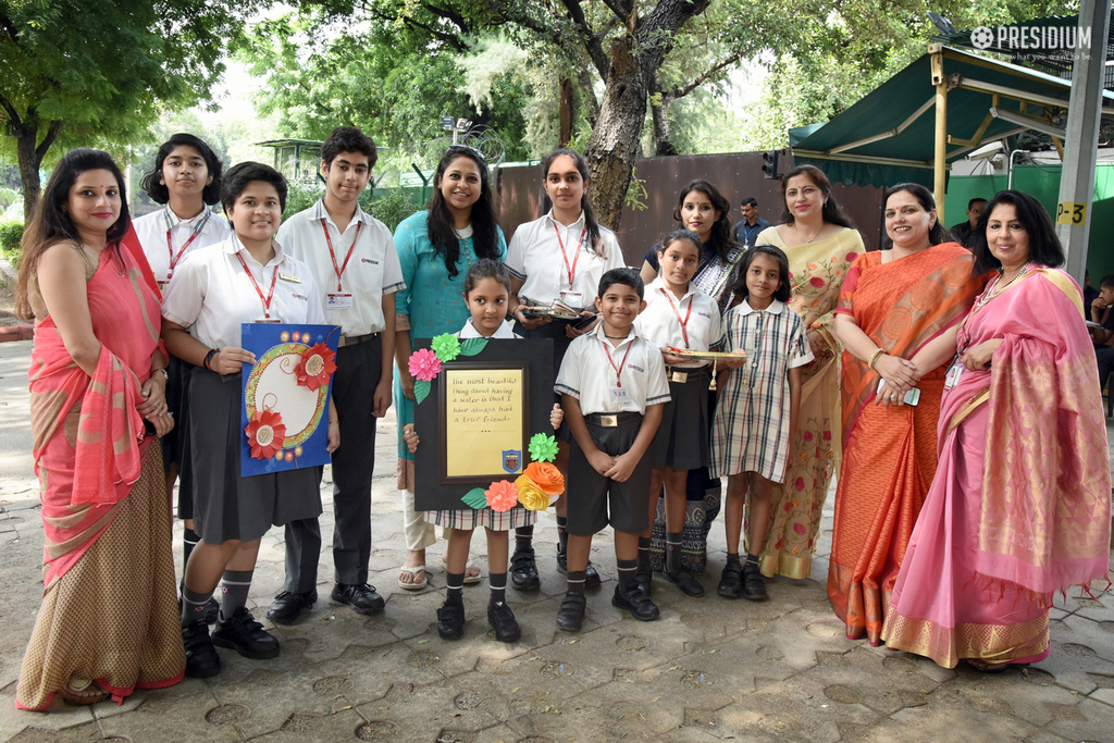 Presidium Indirapuram, PRESIDIANS  MEET VICE PRESIDENT SHRI VENKAIAH NAIDU ON RAKSHABANDHAN