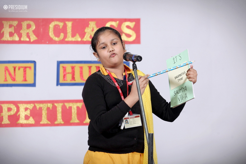 Presidium Rajnagar, INTER-CLASS TALENT HUNT: PRESIDIANS DELIVER STIRRING PERFORMANCES