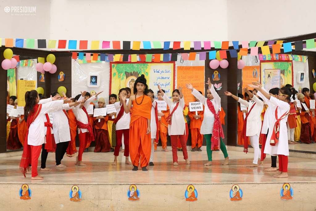 Presidium Indirapuram,   PRESIDIANS EXPERIENCE PEACE AND SERENITY ON BUDDHA PURNIMA