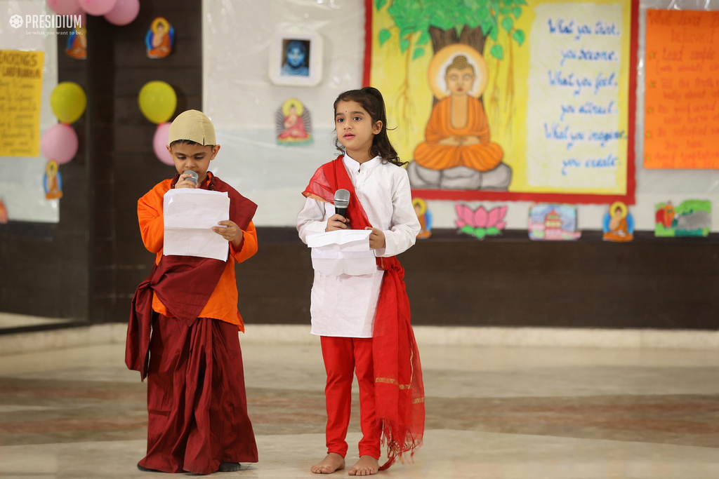 Presidium Indirapuram,   PRESIDIANS EXPERIENCE PEACE AND SERENITY ON BUDDHA PURNIMA