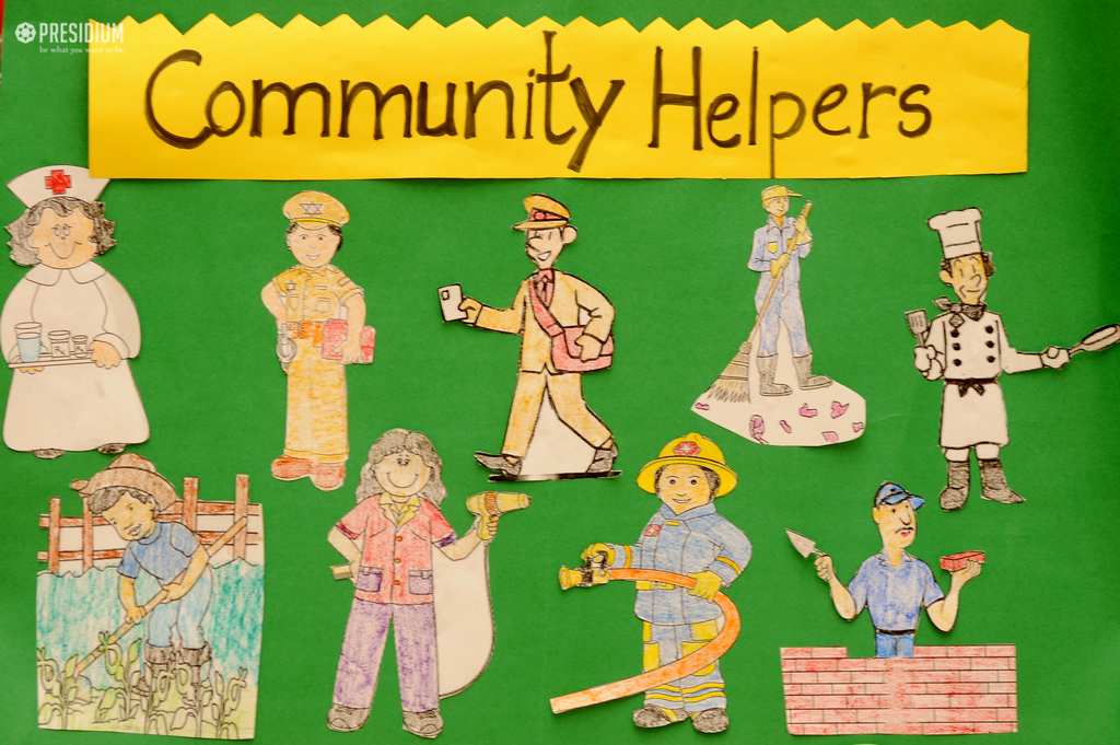 Presidium Indirapuram, LITTLE PRESIDIANS DEVELOP EMPATHY & RESPECT FOR COMMUNITY HELPERS