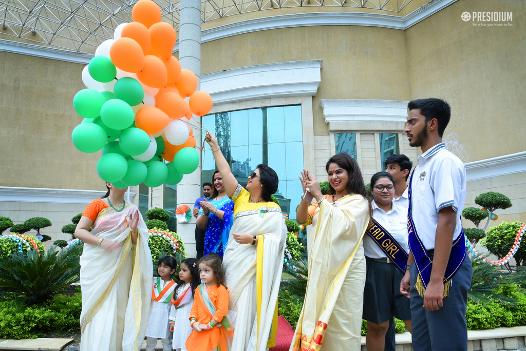 Presidium Indirapuram, PRESIDIANS MARK THE HISTORIC DAY OF INDEPENDENCE WITH SUDHA GUPTA