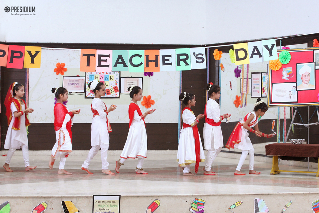 Presidium Indirapuram, PRESIDIANS HONOUR THEIR TEACHERS ON TEACHERS' DAY