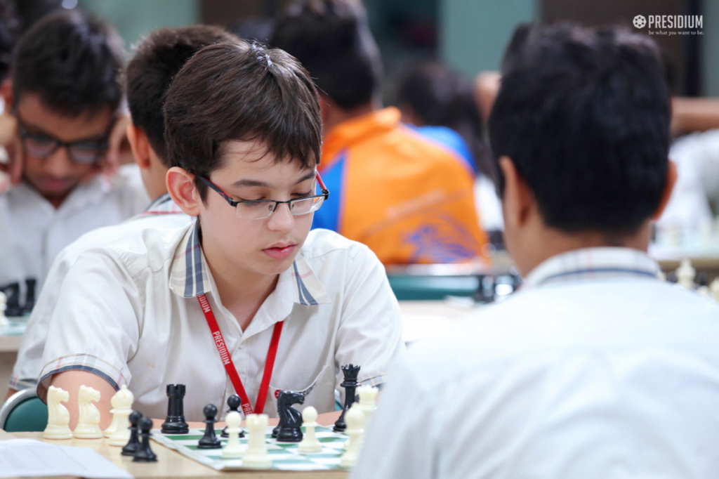 Presidium Indirapuram, ASPIRING CHESS PLAYERS COMPETE AT INTER SCHOOL CHESS CHAMPIONSHIP