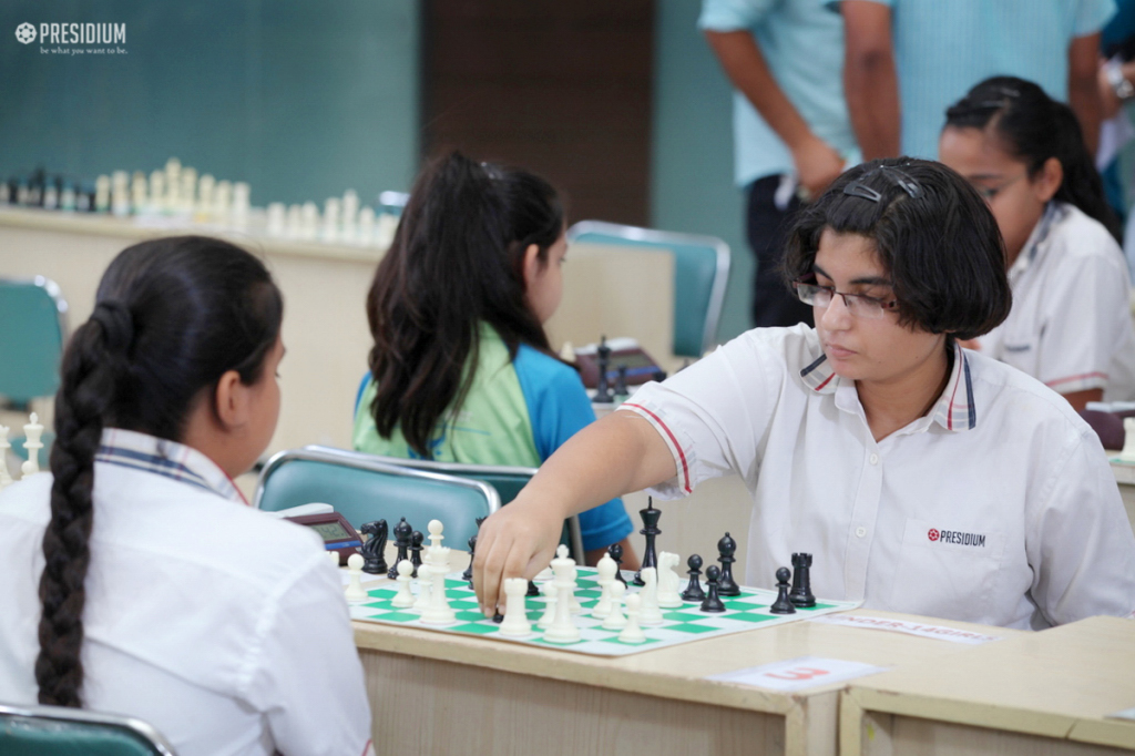 Presidium Indirapuram, ASPIRING CHESS PLAYERS COMPETE AT INTER SCHOOL CHESS CHAMPIONSHIP