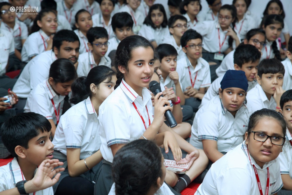 Presidium Indirapuram, INTERACTIVE SESSION ON HEALTH & HYGIENE FOR THE YOUNG PRESIDIANS