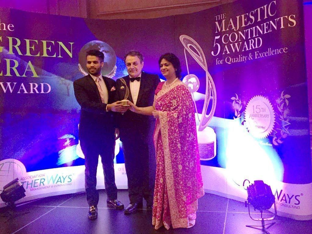 Presidium Rajnagar, Mrs. Sudha Gupta Honoured with Majestic Five Continents Award in Germany