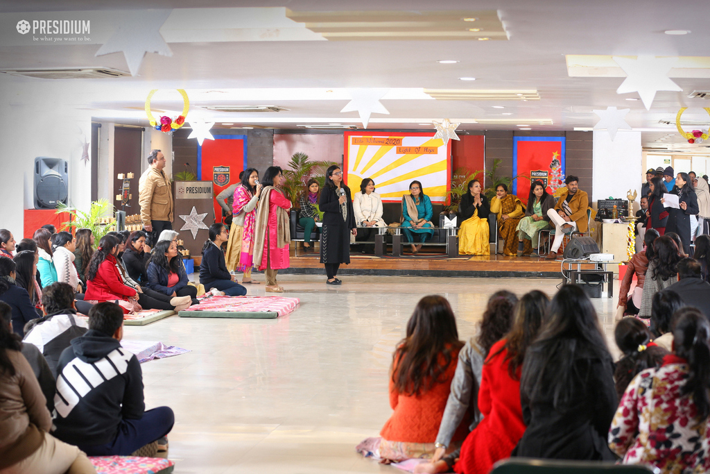 Presidium Gurgaon-57, RINGING IN THE NEW YEAR WITH DEAR SUDHA MA’AM Presidium Gurgaon-57, RINGING IN THE NEW YEAR WITH DEAR SUDHA MA’AM