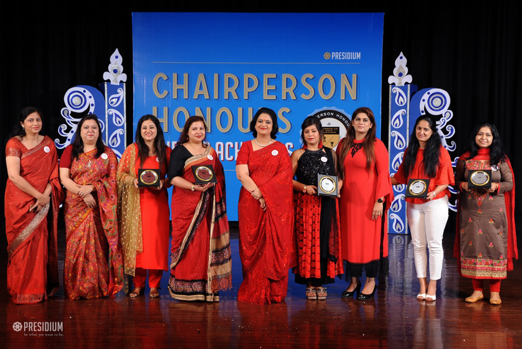 Presidium Punjabi Bagh, MRS. SUDHA GUPTA  HONOURS TEACHERS  AT CHAIRPERSON HONOURS