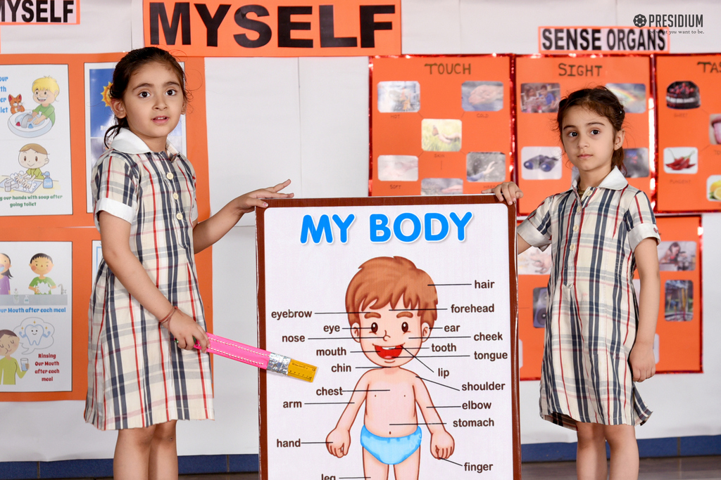 Presidium Punjabi Bagh, PRESIDIANS LEARN THE CONCEPT OF ‘BODY PARTS’ WITH A FUN ACTIVITY