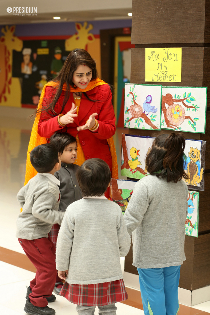 Presidium Rajnagar, LITTLE PRESIDIANS INDULGE IN A ERUDITE PICTURE READING ACTIVITY