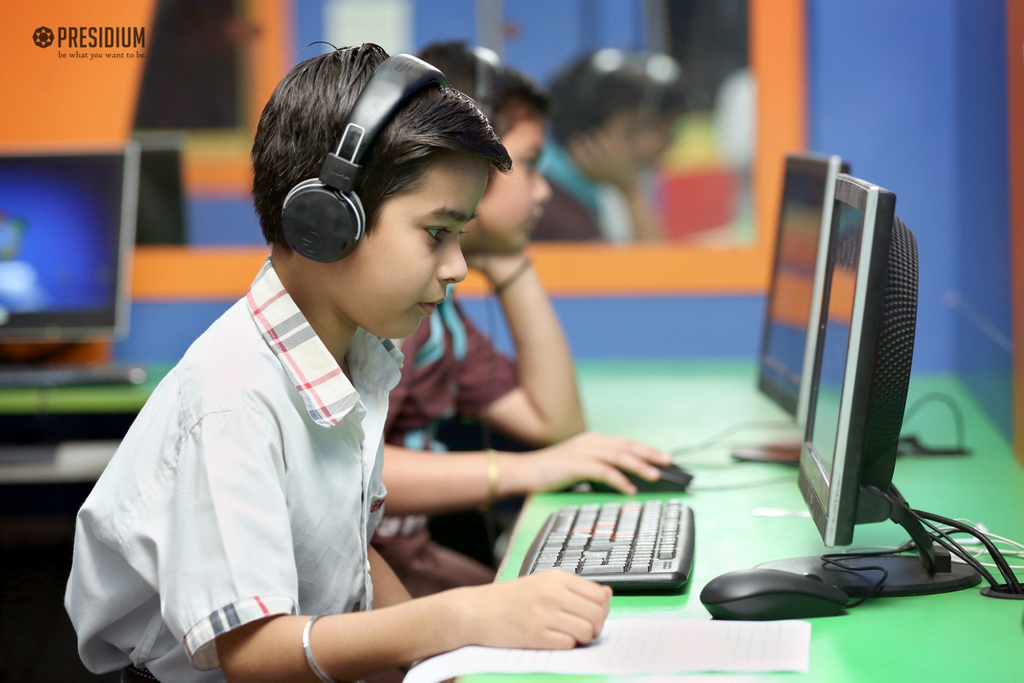 Presidium Pitampura, STUDENTS ACTIVELY PARTICIPATE IN A LISTENING ACTIVITY