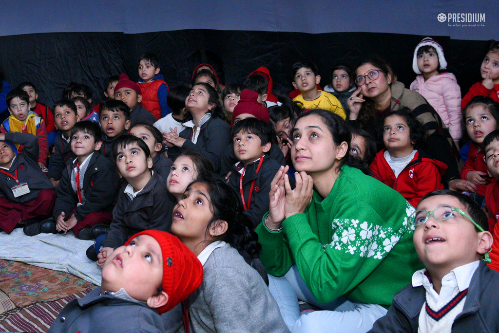 Presidium Punjabi Bagh, STUDENTS UNRAVEL MYSTERIES OF UNIVERSE IN PLANETARIUM WORKSHOP