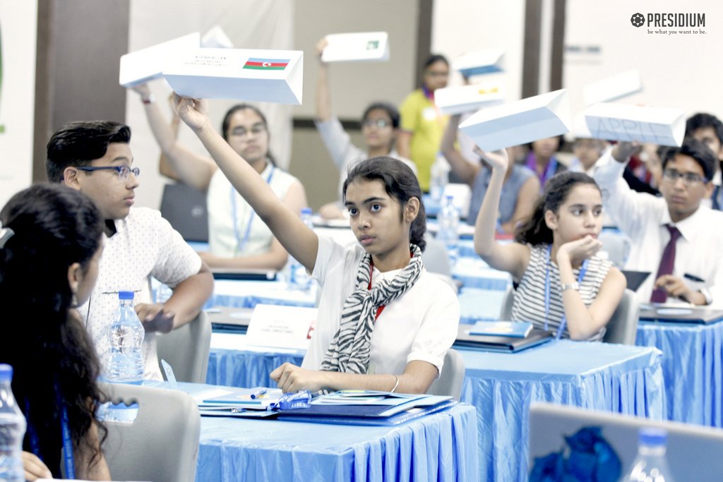 Presidium Indirapuram, PRESIDIANS OF IP DISPLAY SPIRIT & CONFIDENCE AT PMUN 2017