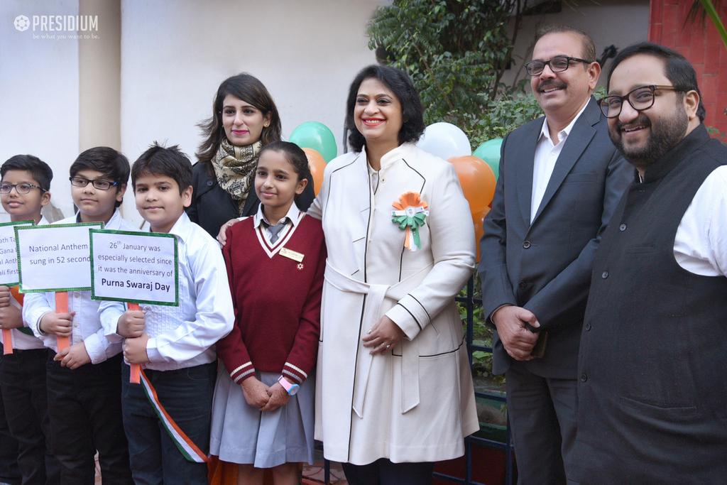 Presidium Pitampura, PRESIDIANS CELEBRATE THEIR PROUD PATRIOTIC SIDE ON REPUBLIC DAY