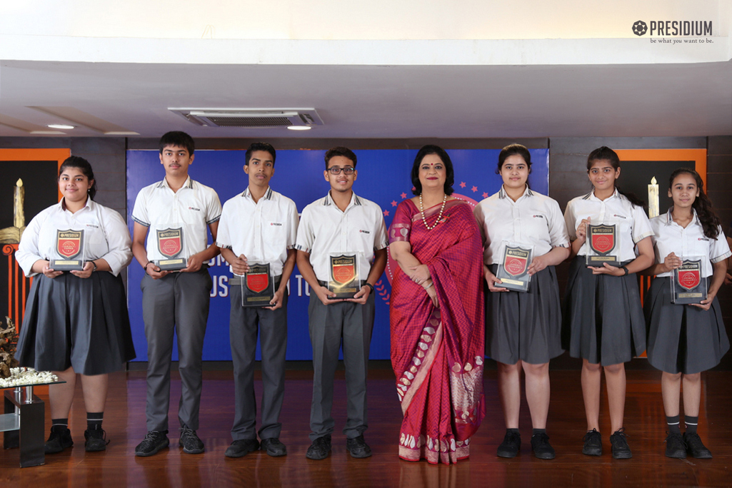 Presidium Gurgaon-57, ACADEMIC EXCELLENCE AWARDS LAUDS EFFORTS OF STUDENTS IN 2018-19