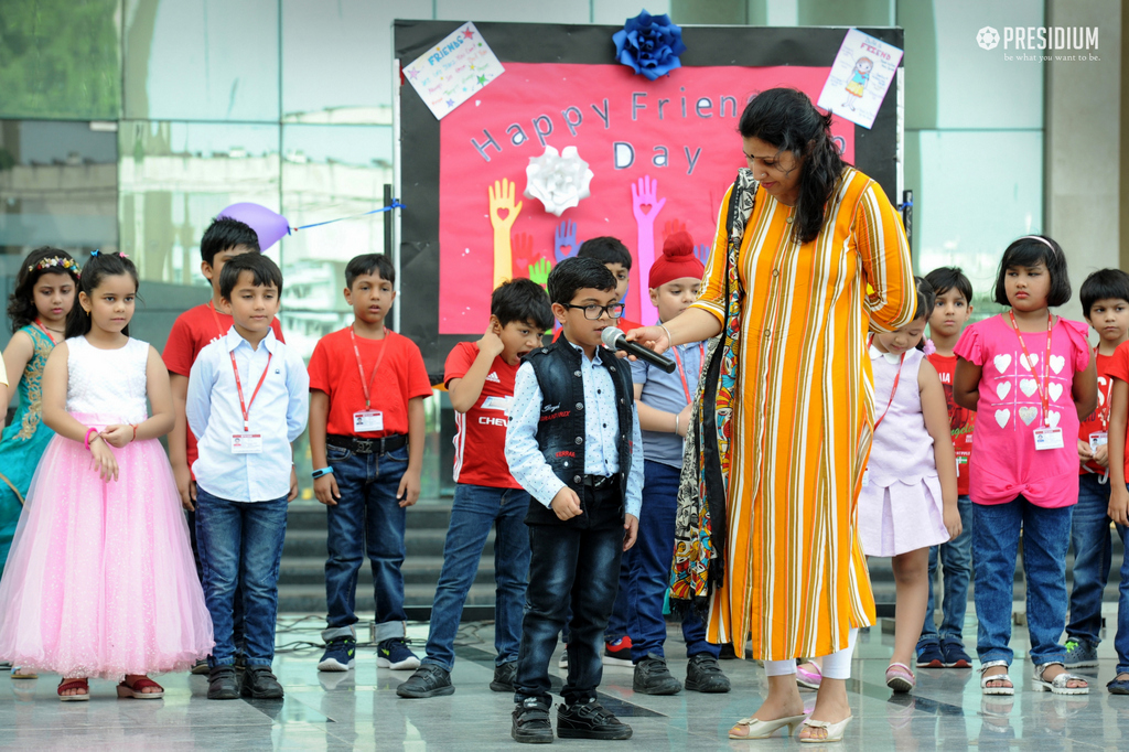 Presidium Gurgaon-57, FRIENDSHIP DAY:STUDENTS EXPRESS THE IMPORTANCE OF HAVING FRIENDS!