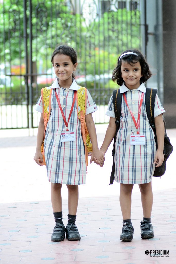 Presidium Gurgaon-57, PRESIDIANS RELISH FIRST DAY IN SCHOOL AFTER SUMMER VACATIONS