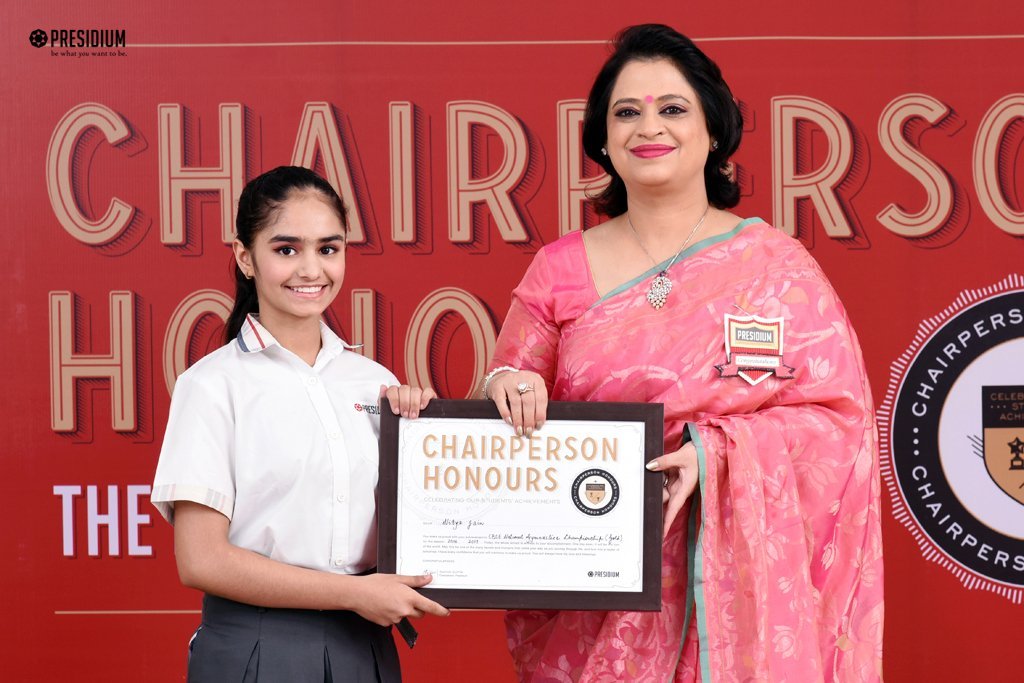 Presidium Indirapuram, CHAIRPERSON HONOURS: CELEBRATING STUDENT EXCELLENCE