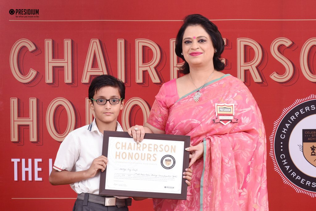 Presidium Indirapuram, CHAIRPERSON HONOURS: CELEBRATING STUDENT EXCELLENCE