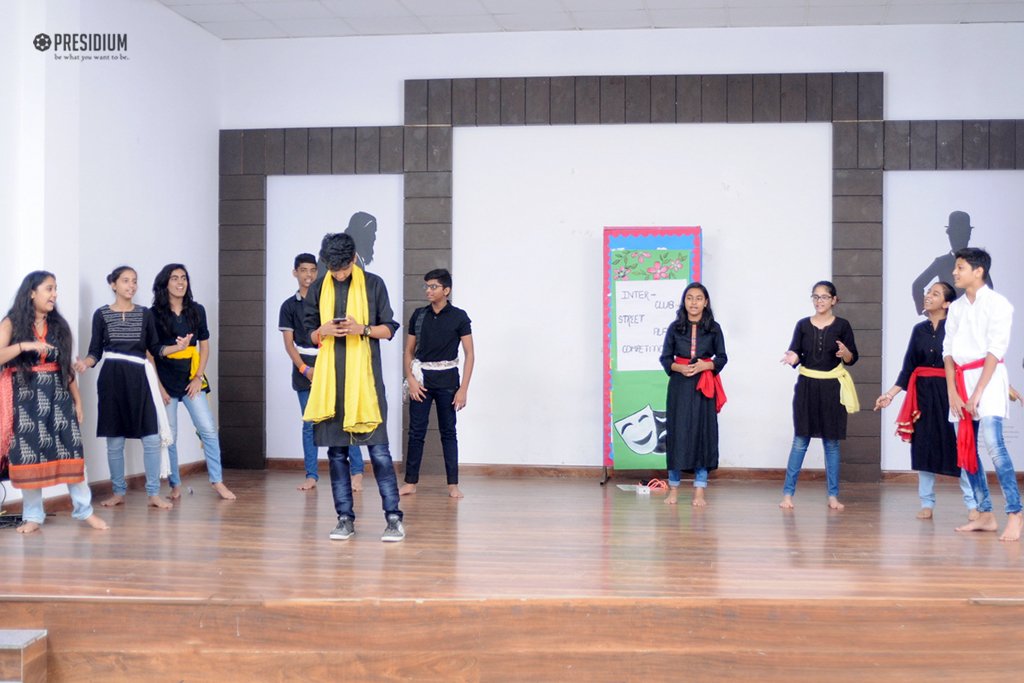 Presidium Indirapuram, PRESIDIANS CONVEY VITAL SOCIAL MESSAGES THROUGH NUKKAD NATAK