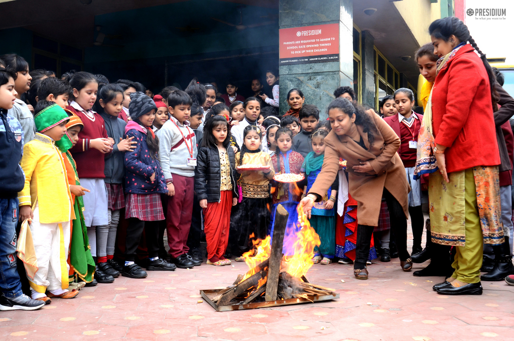 Presidium Pitampura, PRESIDIANS SOAK IN THE FESTIVE SPIRIT OF LOHRI