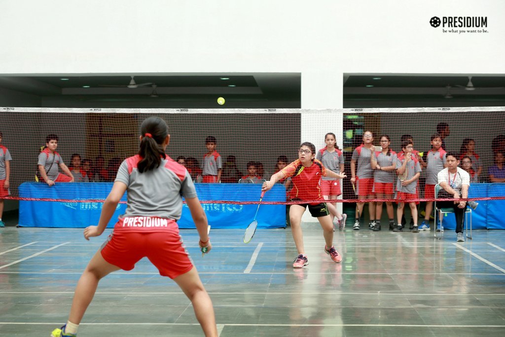 Presidium Rajnagar, PRESIDIANS EXHIBIT THEIR TALENT AT BADMINTON TOURNAMENT