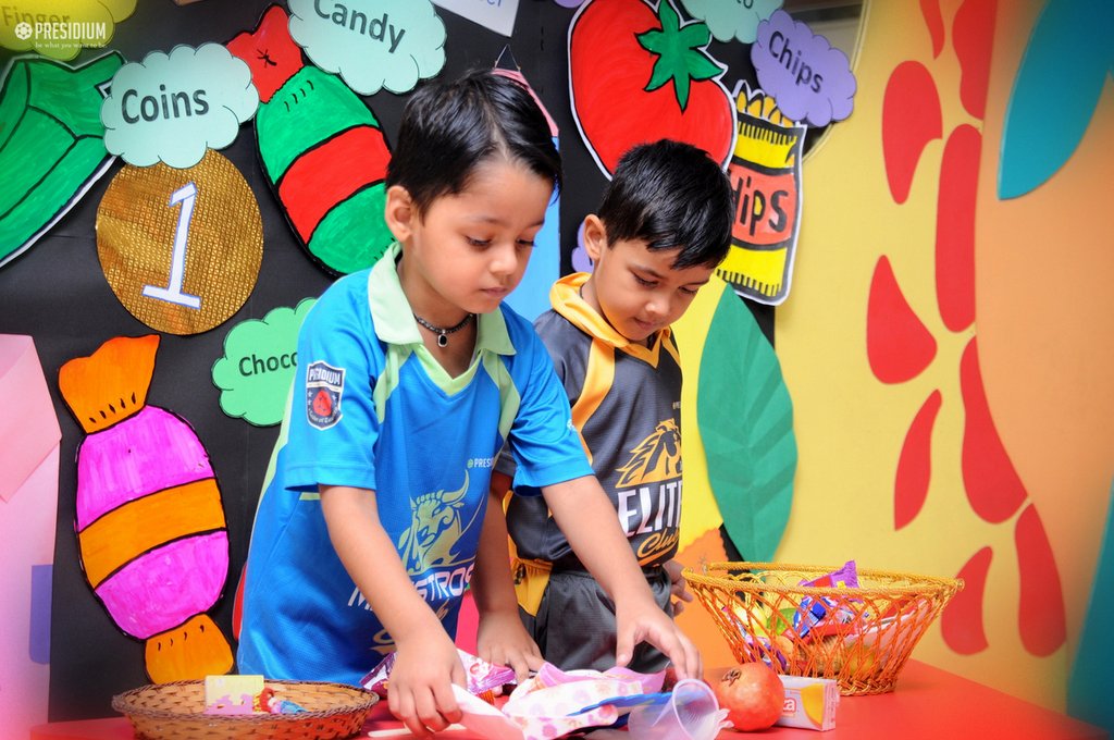 Presidium Rajnagar, CAN I EAT ACTIVITY: TINY TOTS DISTINGUISH EDIBLE & NON-EDIBLE