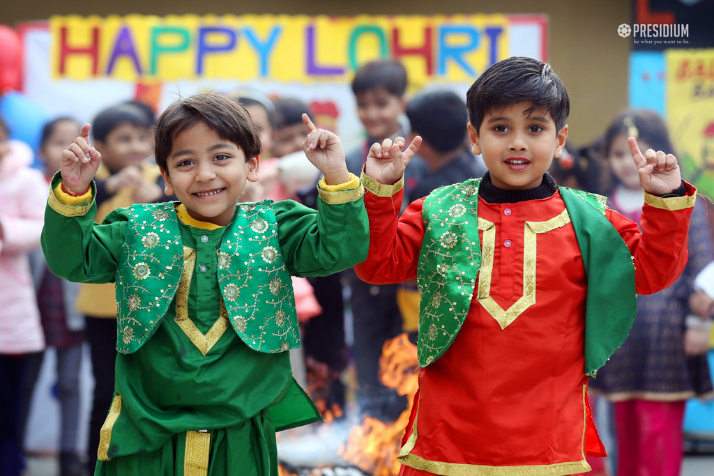 Presidium Vivek Vihar, PRESIDIANS CELEBRATE THE FESTIVAL OF LOHRI WITH GREAT ENTHUSIASM