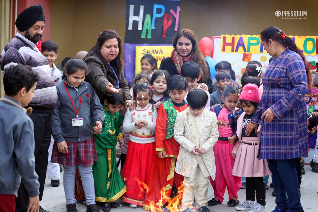 Presidium Vivek Vihar, PRESIDIANS CELEBRATE THE FESTIVAL OF LOHRI WITH GREAT ENTHUSIASM