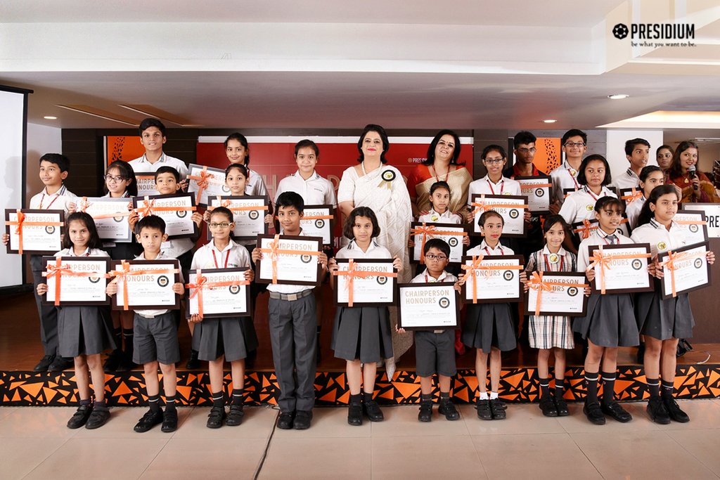 Presidium Gurgaon-57, CELEBRATING STUDENT EXCELLENCE AT CHAIRPERSON HONOURS