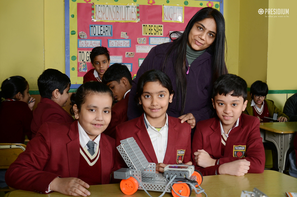 Presidium Punjabi Bagh, STUDENTS ENHANCE THEIR SKILLS WITH ROBOTICS CLASS