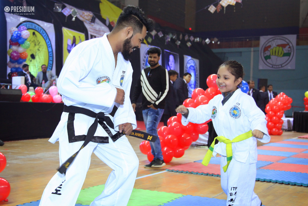 Presidium Punjabi Bagh, PRESIDIUM BAGS A TROPHY AT SUBJUNIOR TAEKWONDO CHAMPIONSHIP