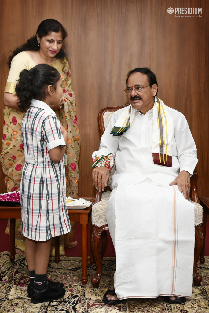 Presidium Punjabi Bagh, SPECIAL RAKHI CELEBRATION WITH HON. VICE PRESIDENT SHRI VENKAIAH NAIDU