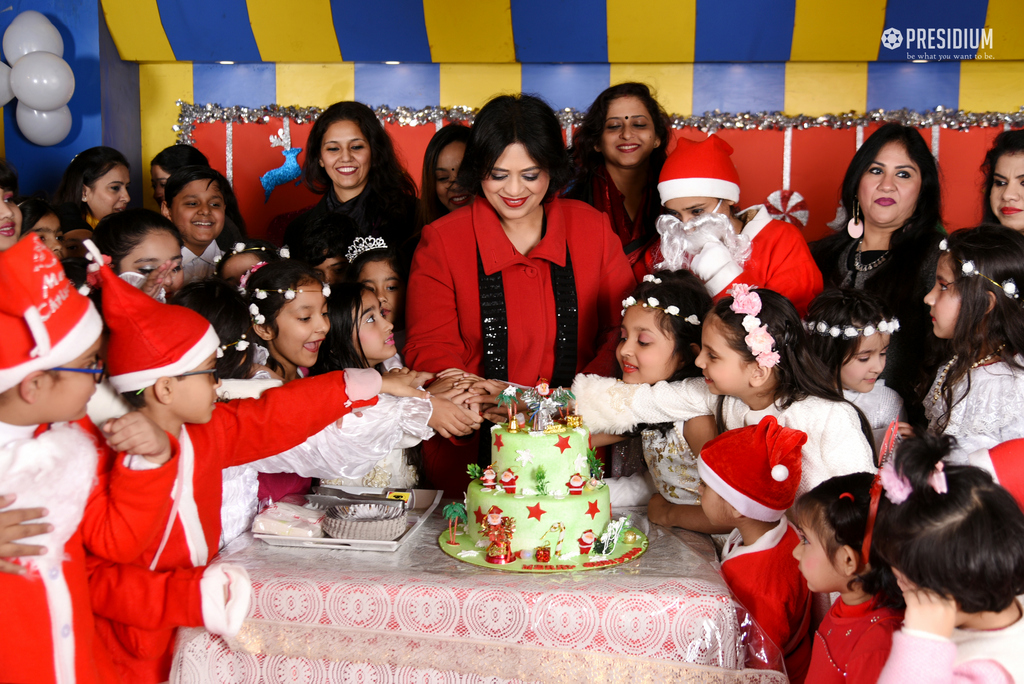 Presidium Punjabi Bagh, STUDENTS MARK CHRISTMAS WITH SUDHA MA’AM