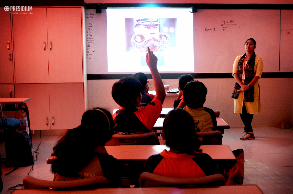 Presidium Rajnagar, SPELL BEE: LEARNING SPELLINGS MADE INTERESTING