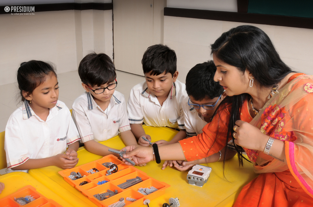 Presidium Rajnagar, ROBOTICS ACTIVITY STIMULATES THE BUDDING SCIENTISTS OF PRESIDIUM