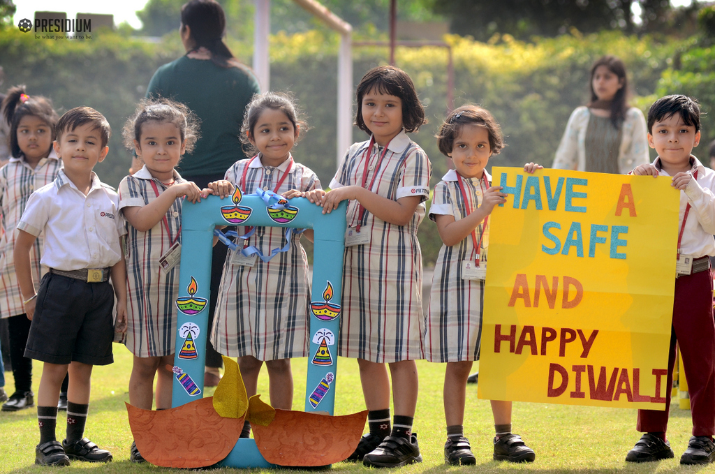 Presidium Rajnagar, DIWALI FINDS ITS WAY TO TEACH THE VALUE OF FESTIVALS TO STUDENTS