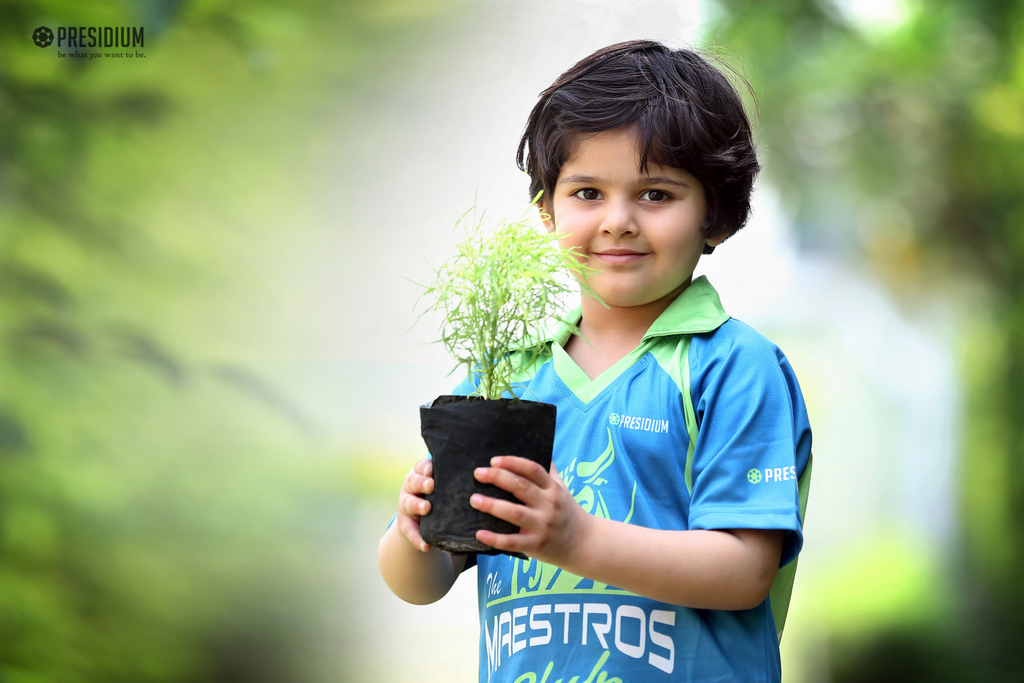 Presidium Rajnagar, PRESIDIANS CELEBRATE EARTH DAY WITH A PLEDGE TO SAVE ENVIRONMENT! 