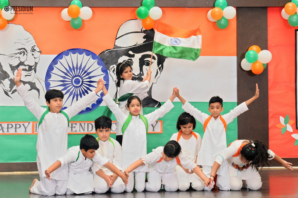 Presidium Rajnagar, PRESIDIANS HAIL THE LAND OF THE BRAVE ON INDEPENDENCE DAY