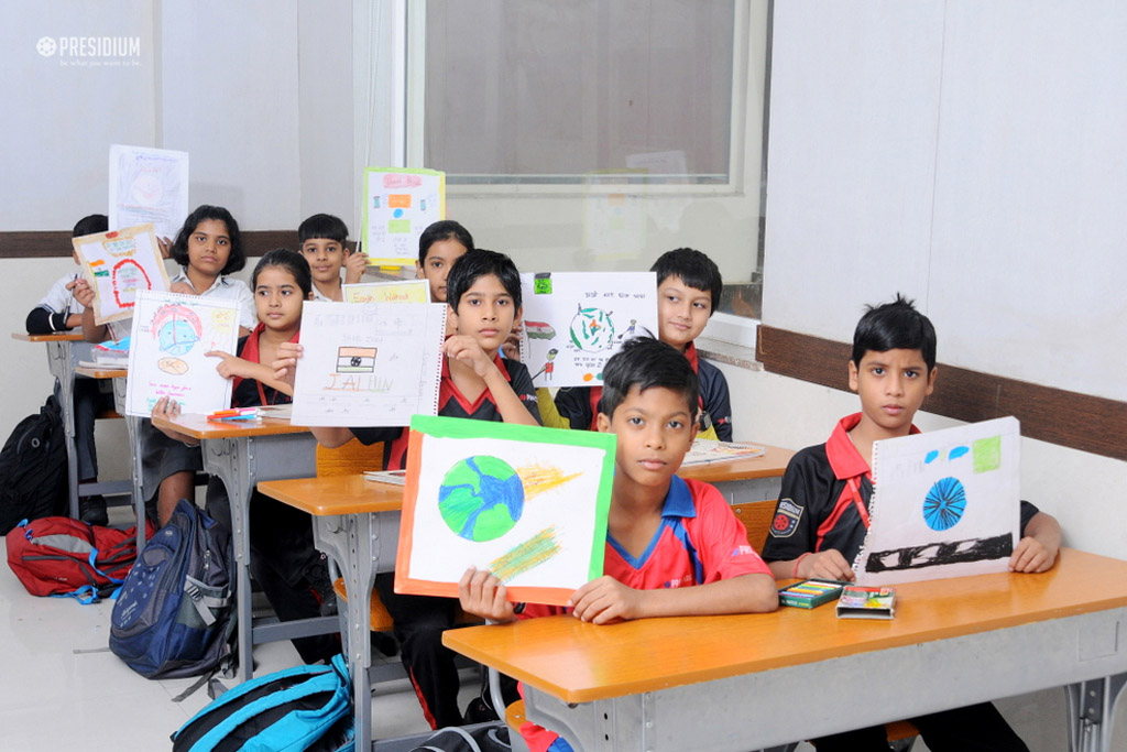 Presidium Rajnagar, INTER-CLASS POSTER & SLOGAN WRITING: PROMOTING ARTISTIC EXCELLENCE